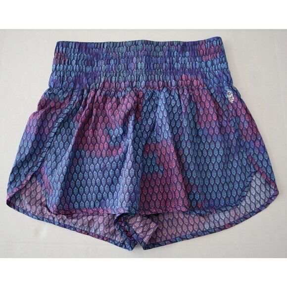 Free People Movement OB122354 Women Sz L Multicolor The Way Home Pull On Shorts - Picture 1 of 9